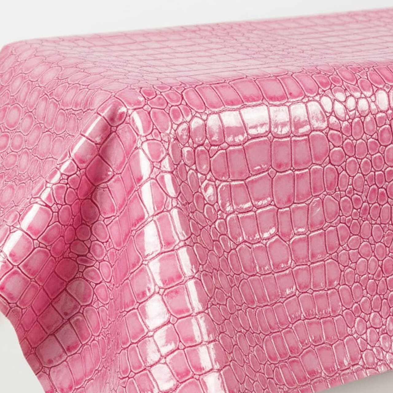 1 Yard Faux Crocodile Vinyl Fabric For Upholstery Handbags Wallets Crafts 54 Inch Width